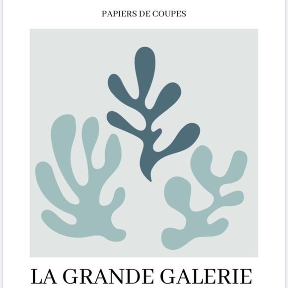 Henri Matisse Paris France floral abstract neutral wall art print Set of two - Picture 4 of 5